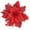 Red, variant on Poinsettia Flowers for Christmas Tree, 24 Pcs Glitter Christmas Flowers Artificial Poinsettia Flowers with Clips Stems Xmas Tree Ornaments for Christmas Party Wreath Decoration Gold
