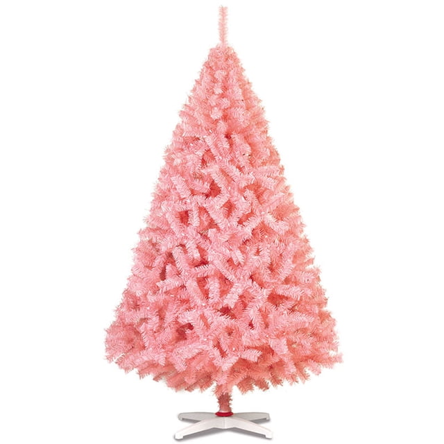 Arbol de Navidad Monarca de LUJO NAVIPLASTIC 130 cm ROSA 216 puntas