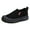 Black, variant on Women's Warm Platform Cotton Shoes Comfortable Plush Slip On Sneakers Fleece Lined Non Slip Short Chelsea Boots Brown Size 4.5