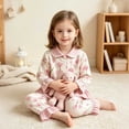 thumbnail image 6 of YDFCWXW Toddler Girl Clothes Winter Spring, Tunic Shirt Ruffle Pants, 2 Set, Gift, Pototshoot Daily (Red, 3-4 Years), 6 of 6