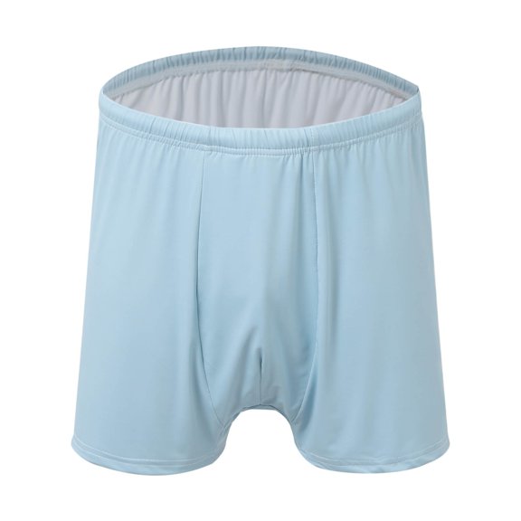 Men's Quick-Dry Swim Trunks For Beach Relaxation Outdoor Training Comfortable Athletic Fit with InnerLight BlueM