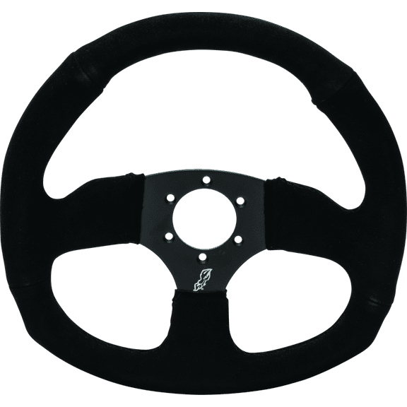 DragonFire Racing Steering Wheels - D-shaped- Suede- Iron Series- 0in offset