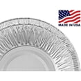thumbnail image 4 of Durable Packaging 4 7/8" Foil Tart Pan 1 1/4" Deep - Disposable Aluminum Mini-Pie Plate Tin (Pack of 25), 4 of 5