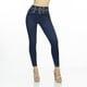 thumbnail image 1 of Jeans colombiano mezclilla stretch Mujer Push Up skinny azul oscuro 11, 1 of 4