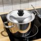 thumbnail image 3 of Tapa de sartén de acero inoxidable, tapa redonda para olla, tapa para sartén, tapa para olla de cocina, 3 of 8