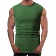 thumbnail image 3 of NIBOLOG Sleeveless Tank Tops Breathable Soft Cotton Round Neck Sleeveless Workout T Shirts for Men, 3 of 8