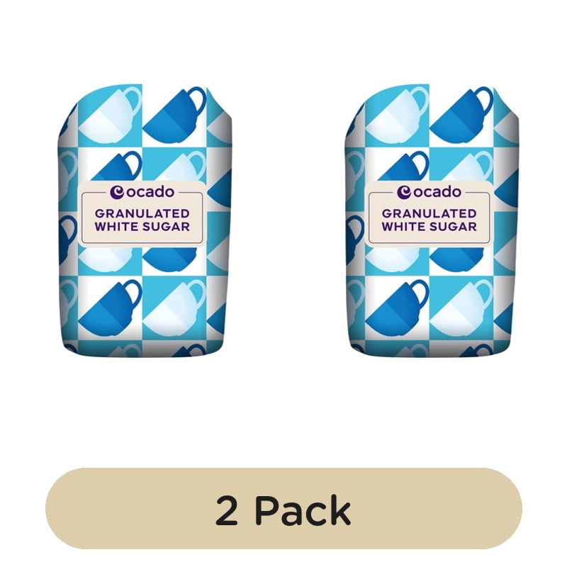 Ocado Granulated White Sugar 1kg, British Import (Pack of 2)