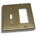 thumbnail image 1 of Double Toggle and Rocker Switch Plate, Satin Nickel, 1 of 1