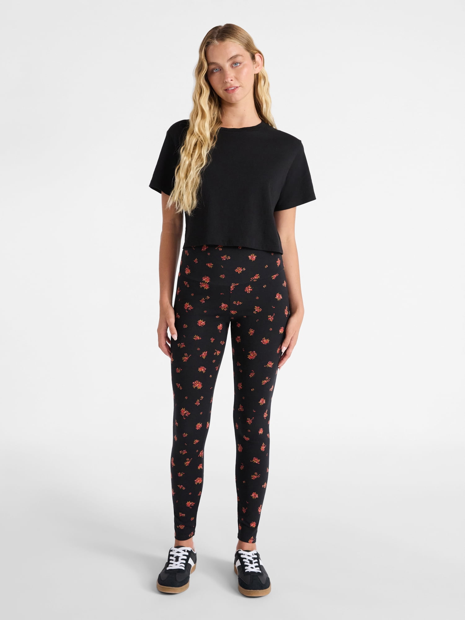 No Boundaries High Rise Ankle Leggings, 27” Inseam, Women’s