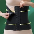 thumbnail image 3 of Summer Pregnant Women's Postpartum Recovery Abdominal Belt Waist Trainer Pelvic Abdominal Wrap (Black), 3 of 5