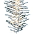 thumbnail image 3 of Vickerman 9' x 14" Flocked Pistol Pine Garland with Warm White LED Lights., 3 of 5