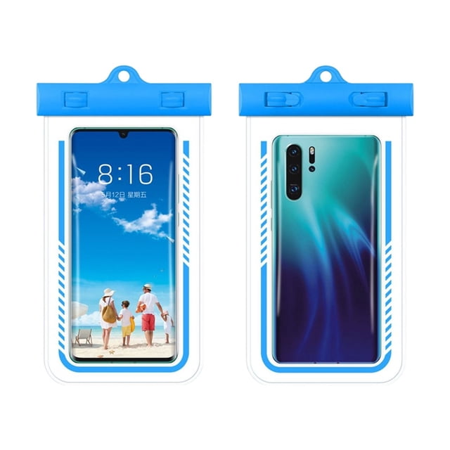 Phone Case Wallet Large Transparent Mobile Phone Case Diving Swimming Mobile Phone Pouch 30 Meters Ipx8 Suitable for Mobile Phones Under 7.2 Inches 2Pcs Xs Phone Case