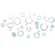 thumbnail image 1 of Aferra Sin Pegamento Forma Geométrica Espejo Pared Pegatina Diy Estático Claro Reutilizable Pegatinas Paredes Calcomanía Decoración Del Hogar Conjunto Mariposa Minnieouse HA039987-02, 1 of 6