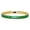 Green, variant on Cubic Zirconia Rectangle Sea Link Chain Polished Tennis Bracelet Gold Pink T128