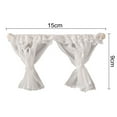 thumbnail image 7 of Joernso 1/6 1/12 Dollhouse Accessory Miniature Lace Window Curtain Mini Bedroom Furniture Accessory Realistic Micro Landscape Ornament Photo Prop, 7 of 7