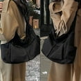 thumbnail image 5 of Canvas Shoulder Tote Bag with Multiple Pockets，Large Hobo Crossbody Bag for Women and Men…, 5 of 14