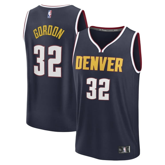 Men's Fanatics Aaron Gordon Navy Denver Nuggets Fast Break Replica Player Jersey - Icon Edition