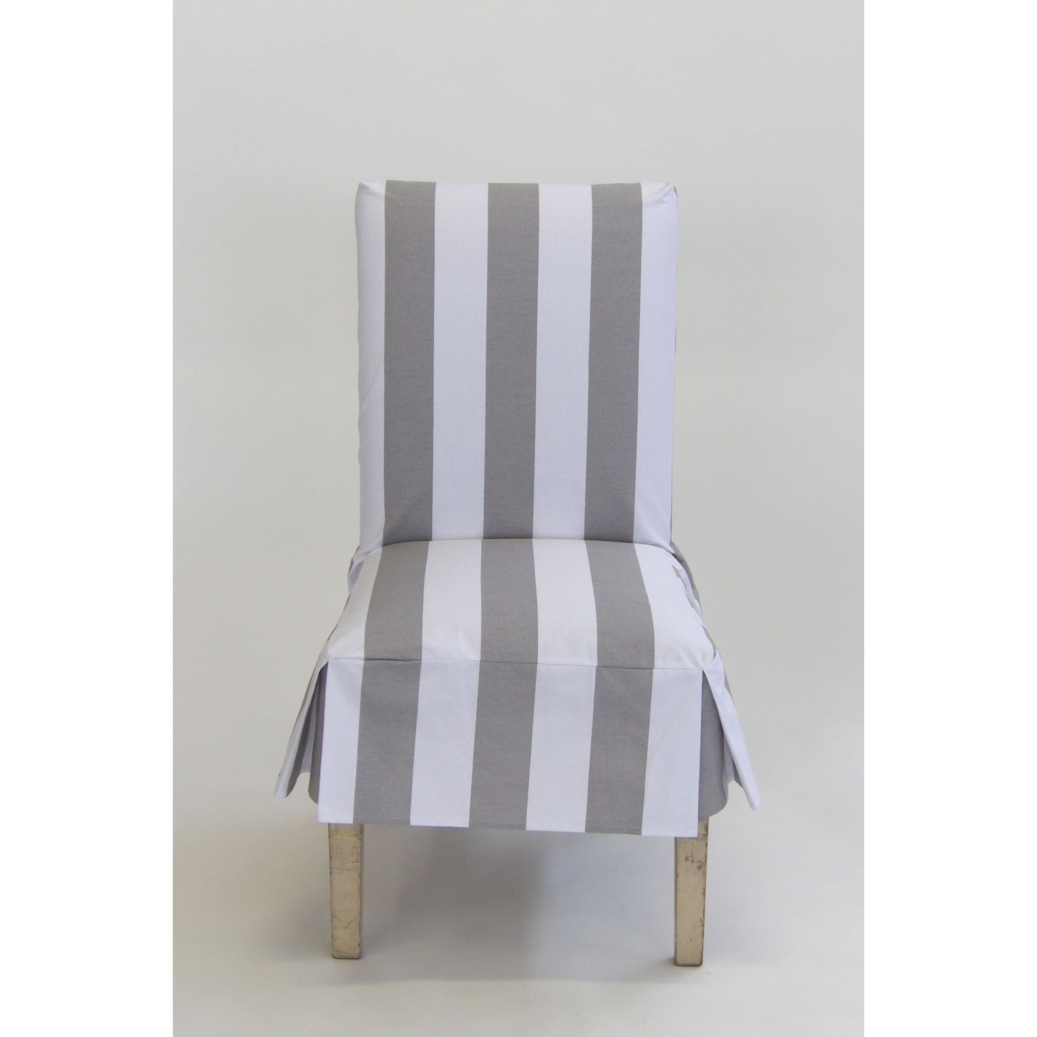 Classic Slipcovers Cabana Stripe Short Dining Chair Covers Set of 2 