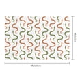thumbnail image 3 of Lsque Hand Drawn Snake Pattern Flag,Hand Drawn Snake Printed Garden Flag 48 x 72 in - Double Sided Small Flags for Yard, 3 of 9