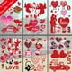 thumbnail image 4 of 8 Hojas de Adhesivos para Ventanas del Día de San Valentín, Pegatinas para Ventanas de Gnomos, Adhesivos para Ventanas con Corazón, Decoraciones para Bodas, Fiestas del Día de San Valentín, 4 of 8