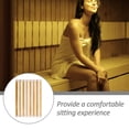 thumbnail image 3 of GOOHOCHY Wooden Shower Mat Bamboo Bath Mat Beige Easy To Clean Rectangular 1Pack, 3 of 6