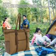thumbnail image 4 of Picnic Insulated Bag Large Capacity Multi Pockets Food Thermal Cooler Bag for Camping Party Fishing Khaki, 4 of 5