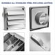 thumbnail image 2 of Cubierta de Ventilación Metálica para Secadora con Metálica, Rejilla de Ventilación Exterior de Acero Inoxidable con Rejilla de Fácil Instalación, 125 mm, 2 of 5
