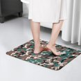 thumbnail image 4 of Green Brown Camo Irregular Shapes Flannel Non Slip Door Rugs,Washable Door Mats Indoor,Decorative Door Mats,Dirt-Resistant and Absorbent Doormat for Entrance,Bedroom,Kitchen,Bathroom,31.5"x17", 4 of 4