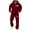 Red#9527, variant on BOOMNY Mens Sweatsuits Letter Graphic Hoodies Sweatpants 2Pcs Gym Sweat Suits Running Jogging Fall Winter Athletic Tracksuit Outfits