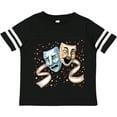 thumbnail image 3 of Inktastic Tragedy and Comedy Stage Masks Boys or Girls Toddler T-Shirt, 3 of 5