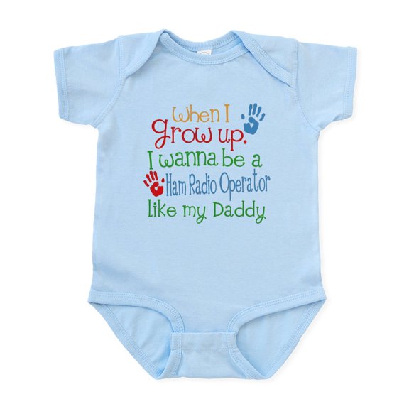 CafePress - Ham Radio Operator Like Daddy Infant Bodysuit - Baby Light Bodysuit, Size Newborn - 24 Months