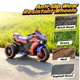 thumbnail image 4 of 12V Electric Motorcycle for Kids 3-6 Years Old, 4 MPH Battery Powered Motorcycle with Remote Control, LED Lights, Bluetooth Music, 4 of 7