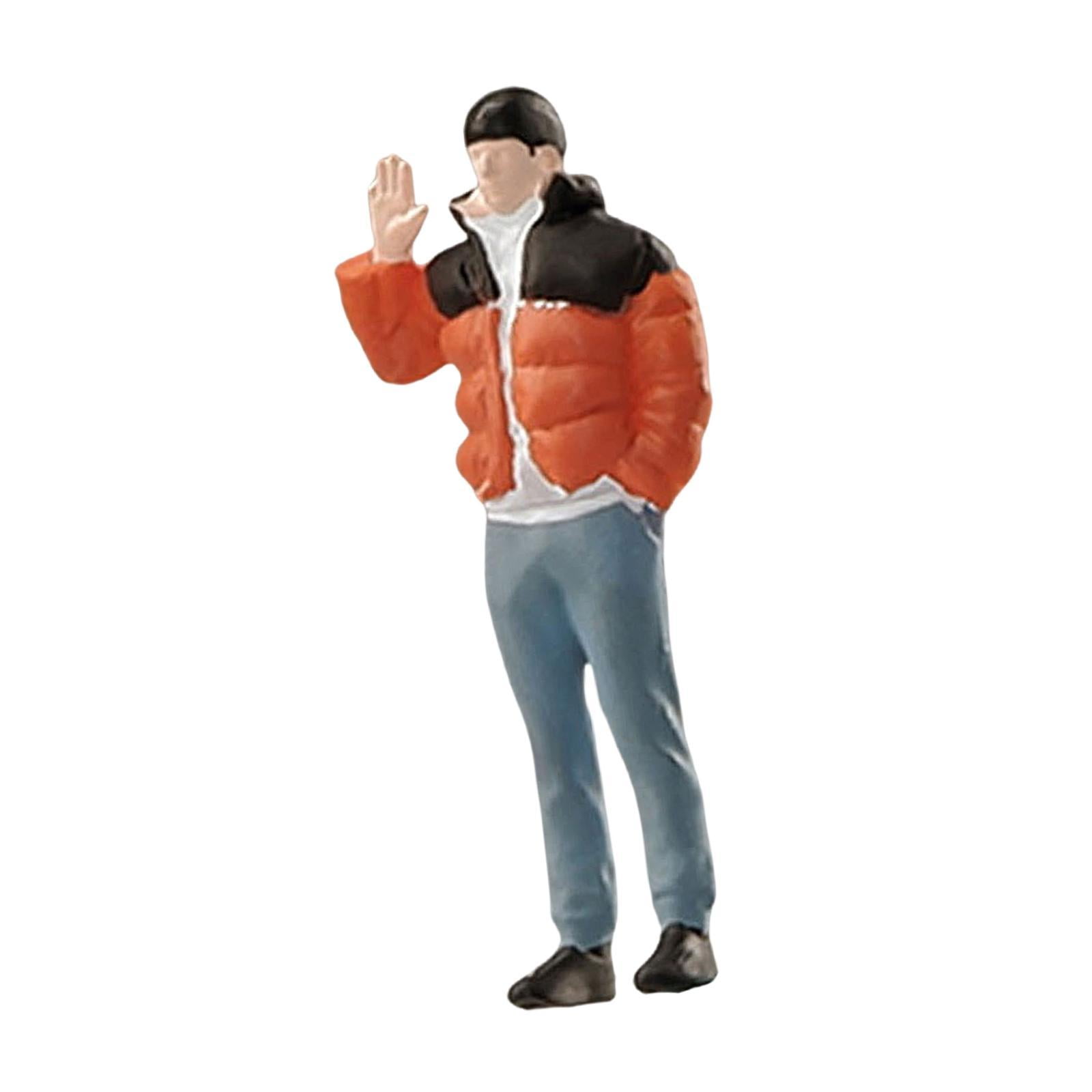 LeeQinersw 1/64 Scale People Figurine Diorama Figurines People Figure for Photography Props