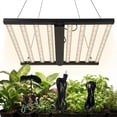 thumbnail image 2 of Edtara 8-Bar Led Grow Light Is a 120v Commercial-Grade Lamp That Covers a 4x4ft Area, Delivering High Output Light for Promoting Healthy Growth In Indoor Plants During Seedling and Flowering Cycles, 2 of 8