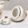 thumbnail image 6 of Ceramic Sugar Bowl With Lid And Milk Jug, Creamer And Sugar Sets, Cream And Sugar Pot, Creamer Jug Sugar Jar, Coffee Serving Set , Cream Pitcher-Milk Jug, 6 of 8