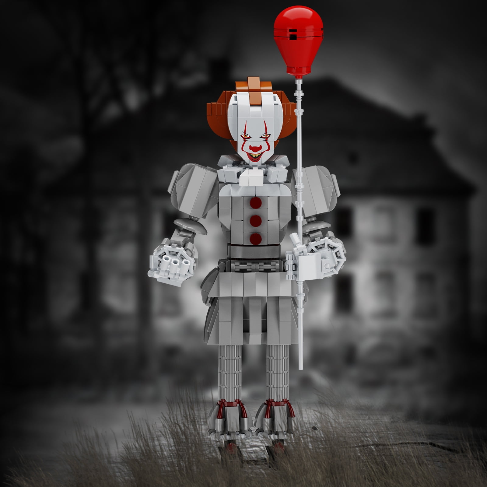 NEW Stephen King's Horror Movie Figure Pennywiseed Building Blocks Toys Children Halloween Gift 527 PCS Bricks