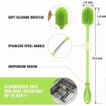 thumbnail image 4 of Silicone Bottle Cleaning Brush with Long Handle 31cm/12.5" for Baby Bottles Hydro Flask Glassware Perfect Smaller 1PC, 4 of 4