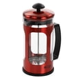 thumbnail image 2 of Mr. Coffee 30oz Glass and Stainless Steel French Coffee Press in Red, 2 of 3