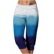 thumbnail image 1 of Mujeres Capri Pantalones Casual Suelto Largo Pantalones de Impresión con Corbata Elástica Cintura Y Bolsillos, 1 of 6