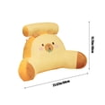 thumbnail image 3 of Cute Capy Reading Pillow Bed Rest Pillow Bed Wedge Backrest with Arms Back Support for Reading, Capybara Back Pillow for Sitting Up in Bed, Latex Bed Rest Pillow with Headrest & Arms, 3 of 5