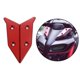 thumbnail image 4 of so de anodizado de la cubierta decorativa de la cubierta delantera del cuerpo de aleación de aluminio Mtkracing para rojo Sharpla Cubierta del cuerpo de la motocicleta, 4 of 8