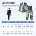 thumbnail image 4 of Balery Cute Angel Winged Rabbit Pijama para Hombre de Dos Piezas con Manga Larga, Conjunto de Dormir y Descanso Suave con Bolsillos-Large, 4 of 7