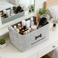 thumbnail image 5 of Seyotauo Storage Bins Large Fabric Storage Baskets for Shelves, Decorative Linen Closet Baskets with Handles for Organizing, Shelf, Clothes, Home, Office, 14x10x8 Inches, 5 of 6