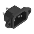 thumbnail image 3 of IEC 320 C14 Male Plug 3 Pins PCB Panel Power Inlet Socket Connector, 3 of 4