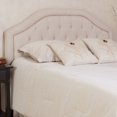 thumbnail image 3 of Full/Queen Size Upholstered Headboard, Diamond Tufted Design, Arched Structure, Easy assembly, Beige, 3 of 9