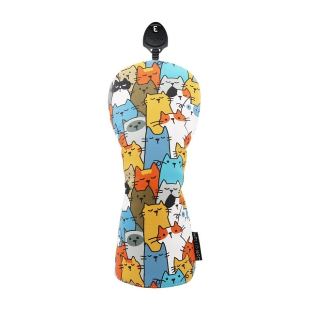 Funda de madera para cabeza de Golf, protección para palos de Golf, forro de felpa, accesorios resistentes al desgaste, funda para cabeza de Golf para Frente común