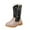NIEWTR Girl's Knee High Boots-A-43-Gold, variant on NIEWTR Girls/Boys Ankle Boots , Waterproof Glitter Style, Easy On/Off Sparkle Shoes for Toddler/Little Kid/Big Kid Girl's Leather Knee High Riding Boots Size 11