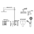 thumbnail image 5 of Pressure-Balanced Complete Shower Faucet with Rough-in Valve, 5 of 5