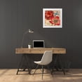 thumbnail image 3 of Grant, Eve C. 12x12 White Modern Wood Framed Museum Art Print Titled - Flowers and Butterflies (detail), 3 of 4