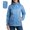 Light Blue, variant on Women's Packable Waterproof Rain Jacket with Hood